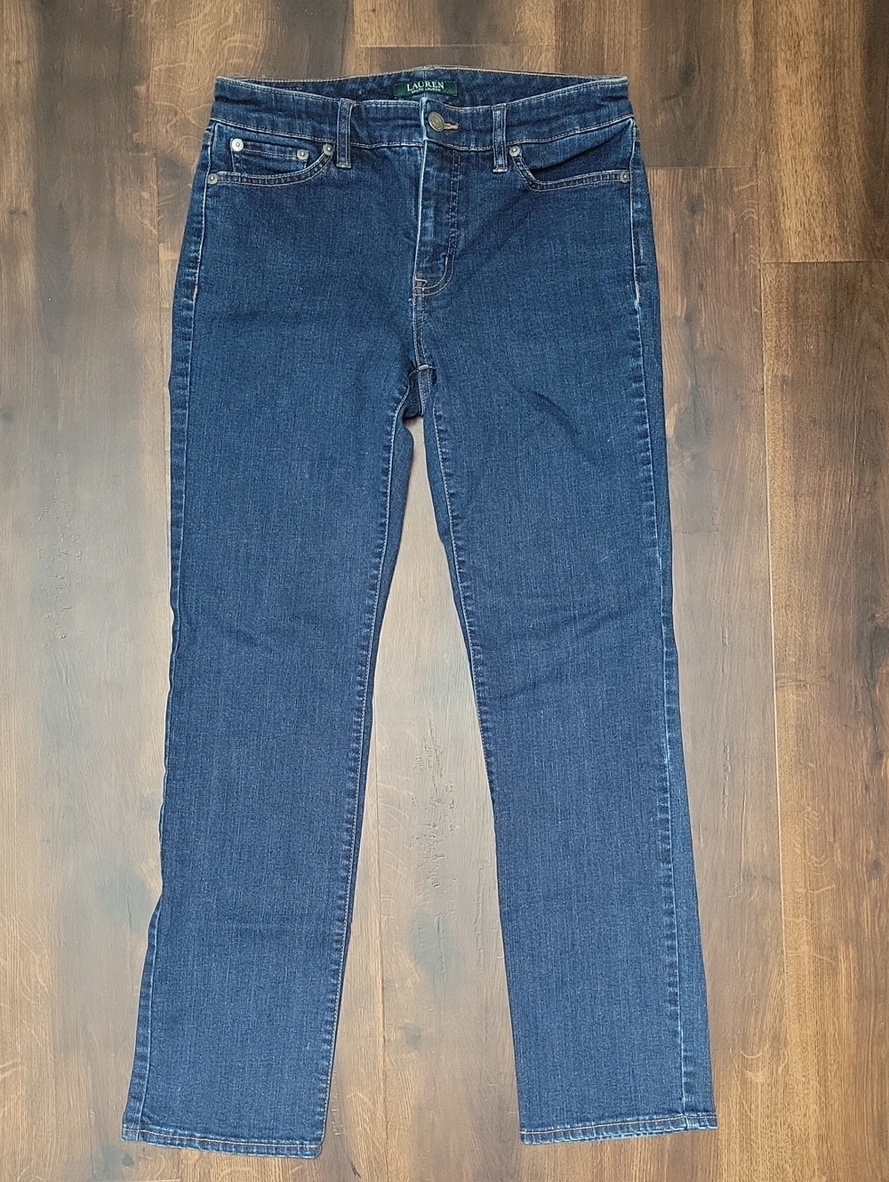 Lauren Ralph Lauren Navy Straight-Leg Women's Jeans